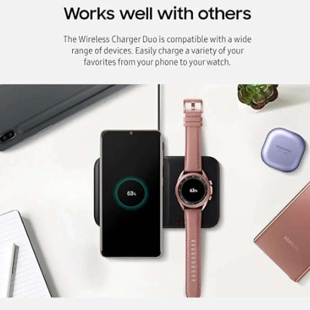 SAMSUNG GALAXY ACTIVE 2 WATCH AND DUO PAD FAST CHARGER